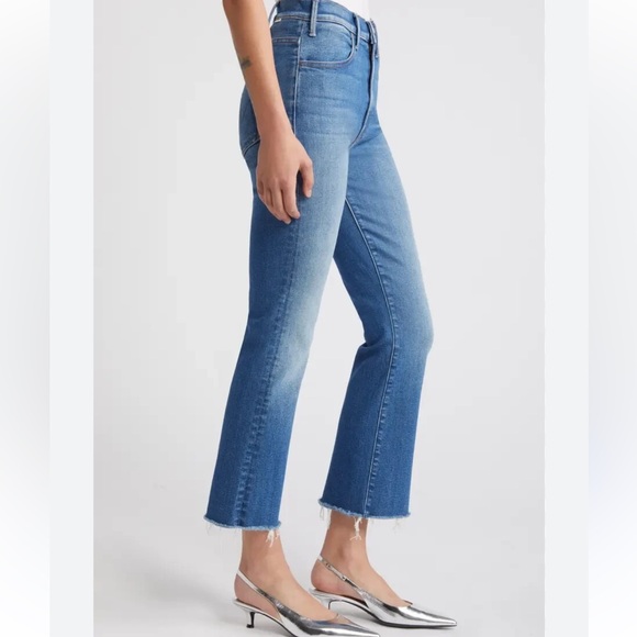 MOTHER THE HUSTLER ANKLE FRAY JEANS MEET CUTE SIZE 31 - Picture 2 of 16